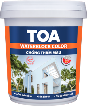 TOA WaterBlock Color - Chống Thấm Màu (Chống thấm một thành phần) 20KG