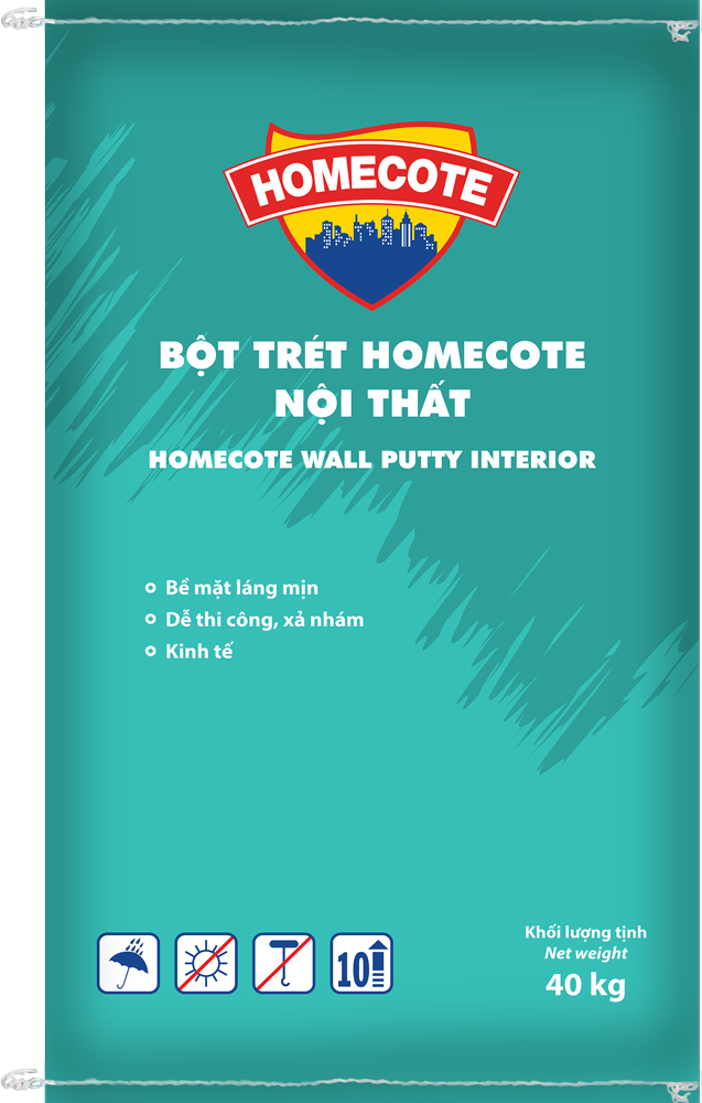 Bột trét Homecote Nội 40KG