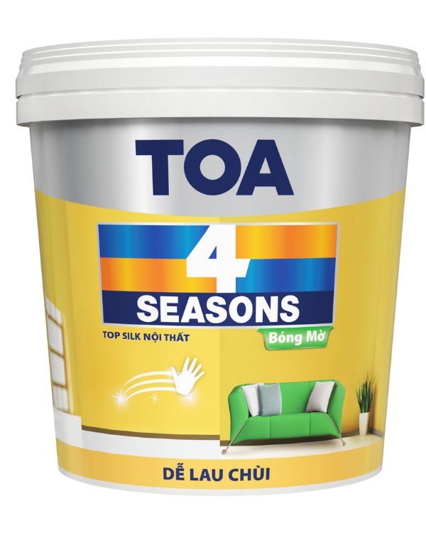 TOA 4 Seasons Top Silk Bóng Mờ 18L