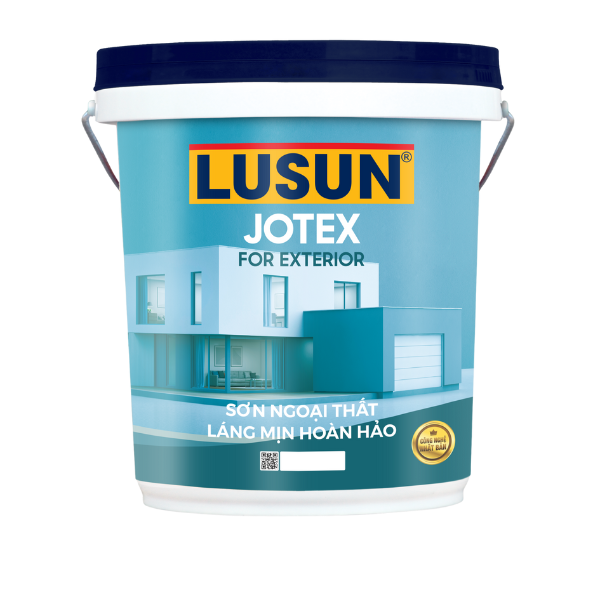 LUSUN JOTEX FOR EXTERIOR Sơn Ngoại thất Láng Mịn Hoàn Hảo 18L