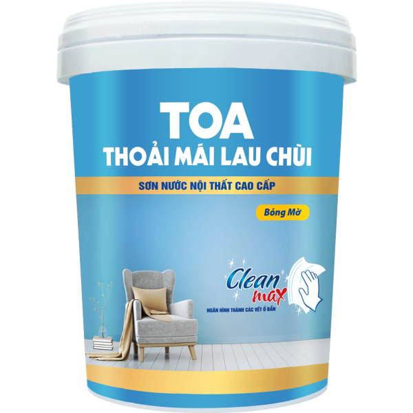 TOA Thoải Mái Lau Chùi Bóng Mờ 18L